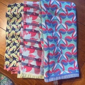 Anthropologie Dish Towel Set - Summer Fun